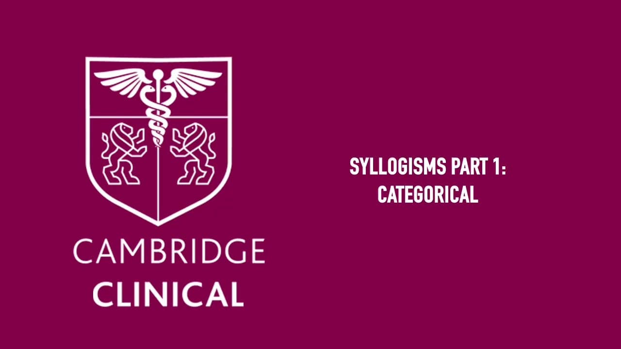 Decision Making 1: Categorical Syllogisms