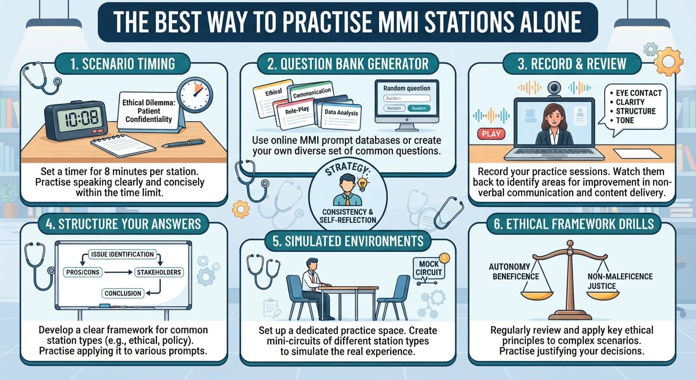 The Best Way to Practise MMI Stations Alone