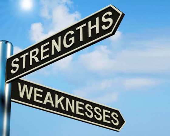 Strengths and weaknesses: