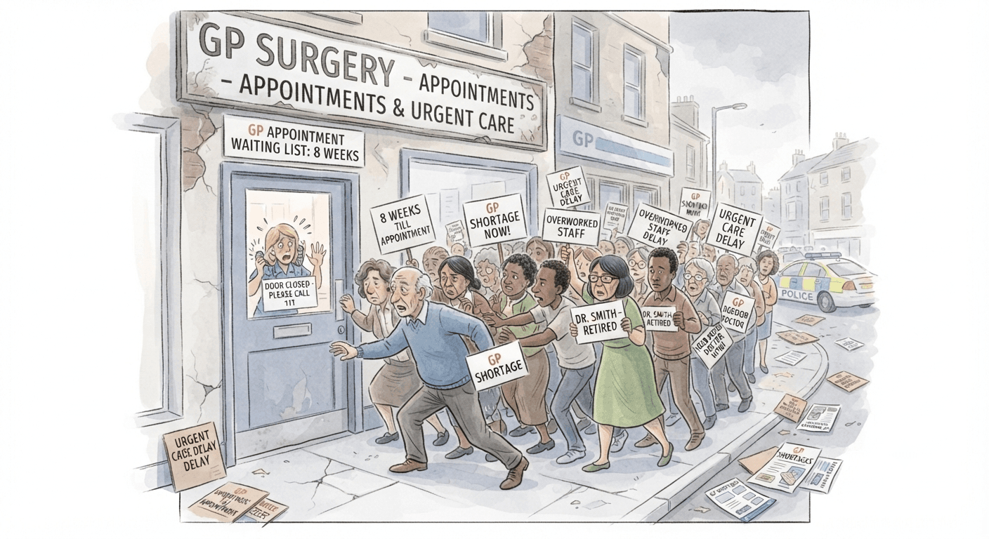 NHS - GP 8am Rush in the NHS 