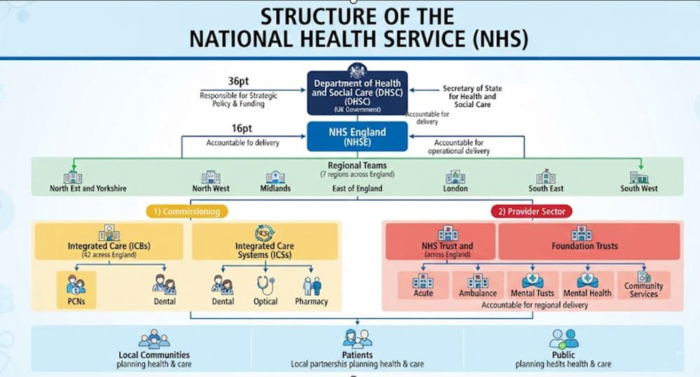 NHS       Structure of the NHS